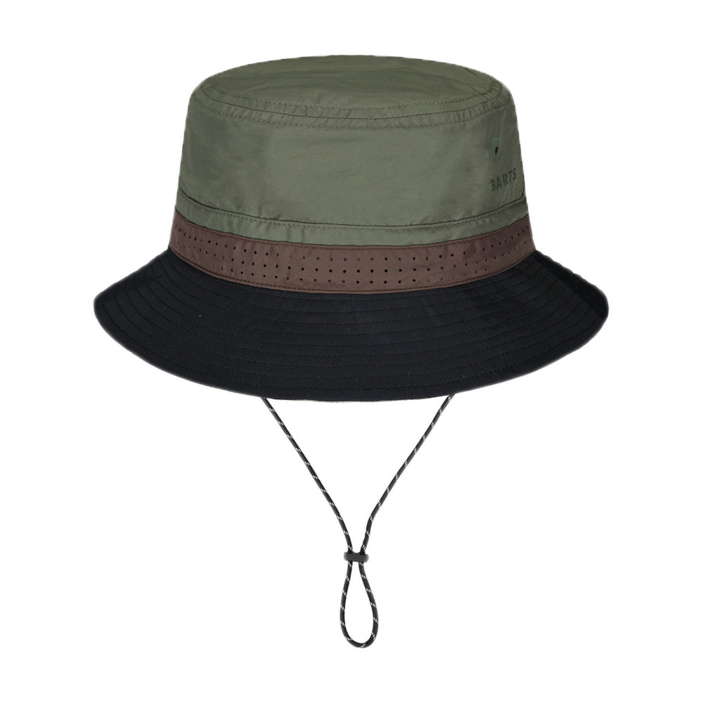 Sombrero de pescador Samasoda reciclado de Barts - Verde Oliva-Marrón-Negro