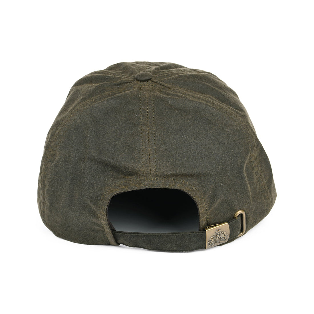 Gorra de béisbol de algodón encerado británico de Failsworth - Verde Oliva-Marrón