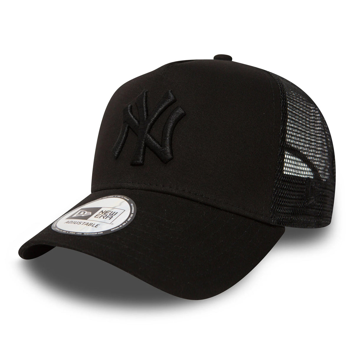 Gorra Trucker MLB Essential New York Yankees de New Era - Negro sobre Negro