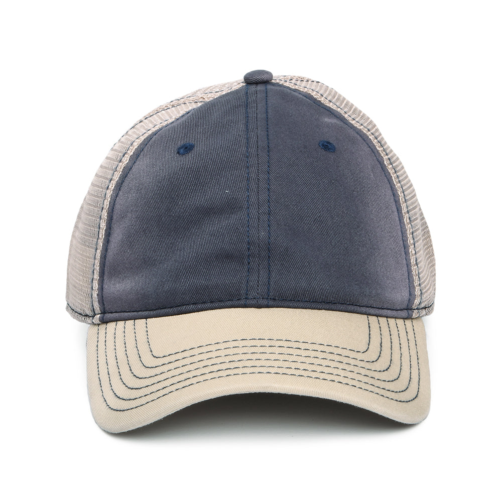Gorra Trucker de algodón de Dorfman Pacific - Azul Marino