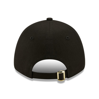 Gorra de béisbol mujeres 9FORTY MLB Metallic Logo New York Yankees de New Era - Negro-Dorado
