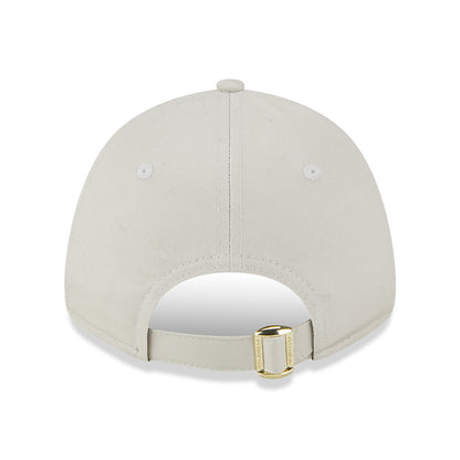 Gorra de béisbol mujeres 9FORTY MLB Metallic Logo L.A. Dodgers de New Era - Gris Piedra-Dorado