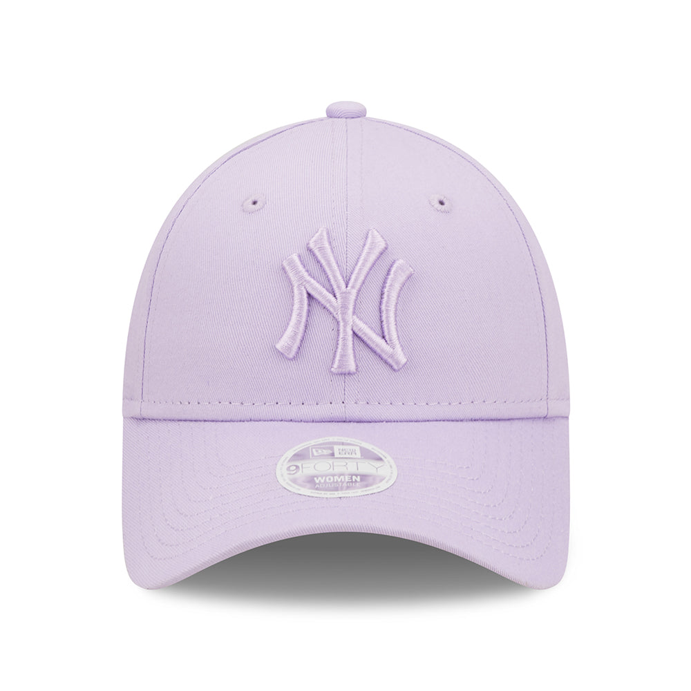 Gorra de béisbol mujeres 9FORTY MLB League Essential New York Yankees de New Era - Lila