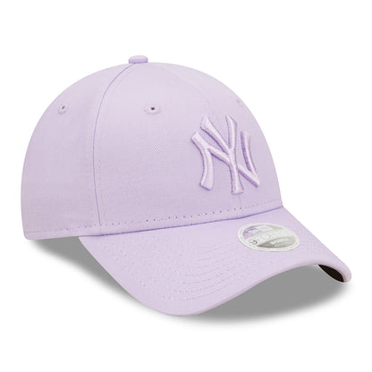 Gorra de béisbol mujeres 9FORTY MLB League Essential New York Yankees de New Era - Lila