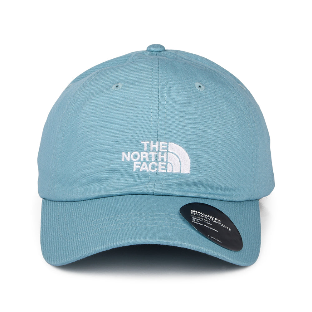 Gorra de béisbol Norm de algodón de The North Face - Turquesa
