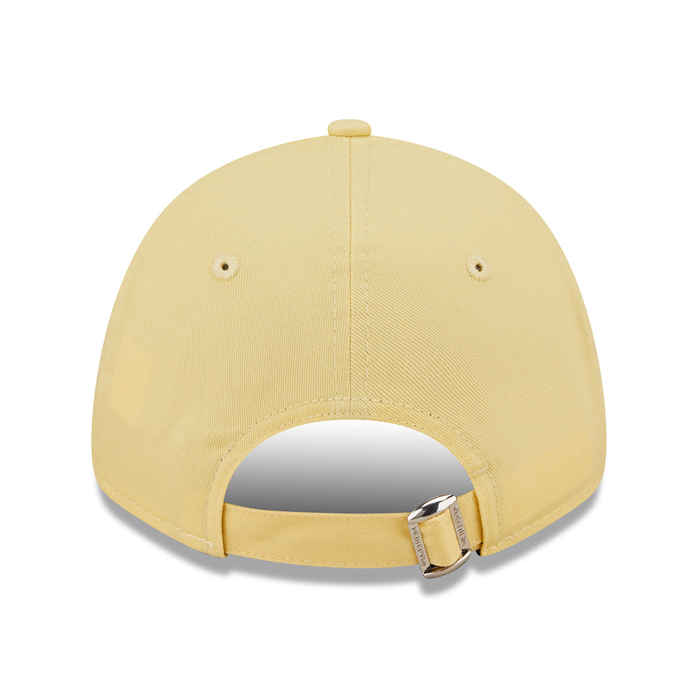 Gorra de béisbol 9FORTY MLB League Essential New York Yankees de New Era - Amarillo Claro-Blanco