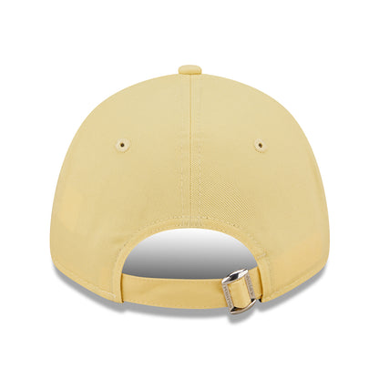 Gorra de béisbol 9FORTY MLB League Essential New York Yankees de New Era - Amarillo Claro-Blanco