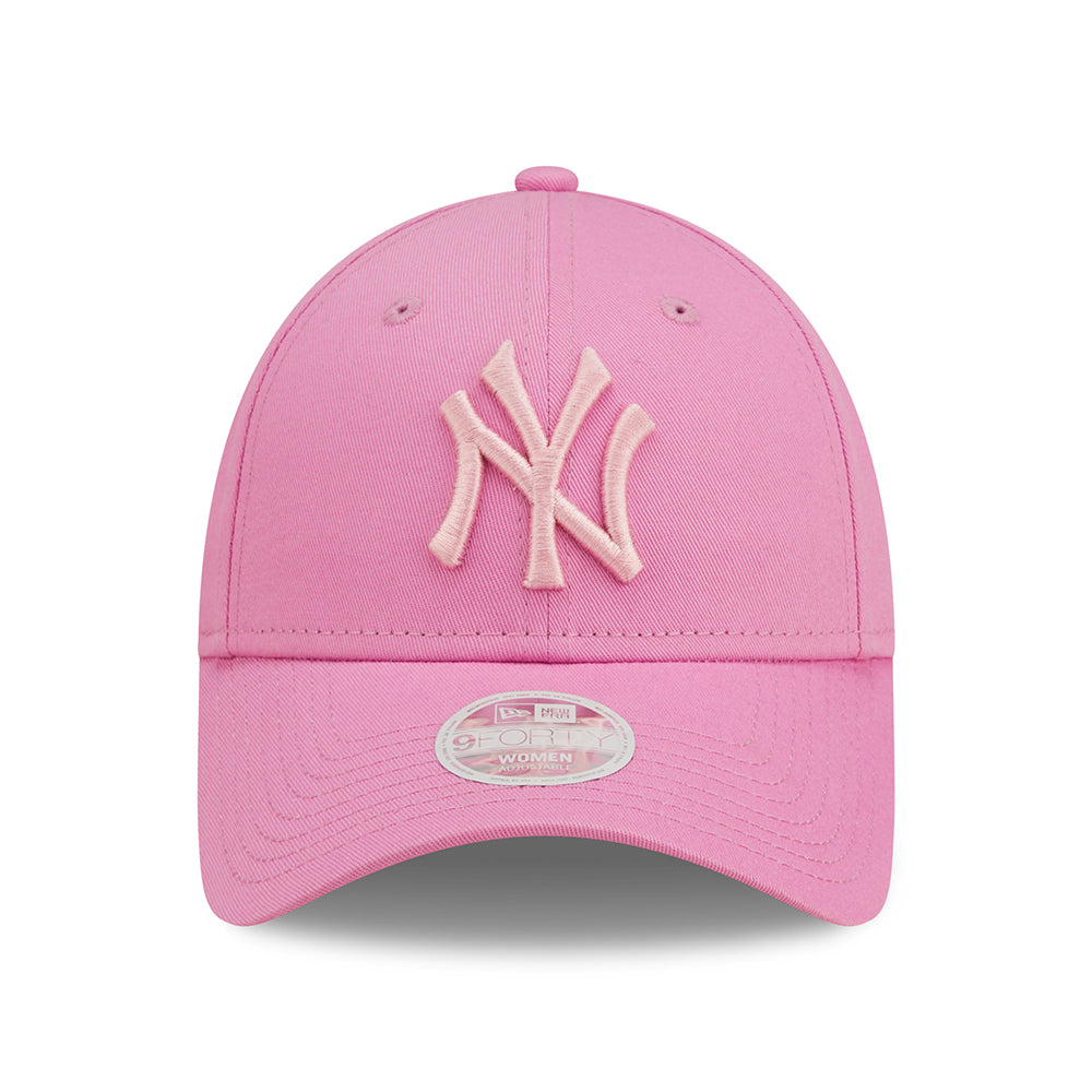 Gorra de béisbol 9FORTY MLB League Essential New York Yankees de New Era - Rosa-Rosa Claro
