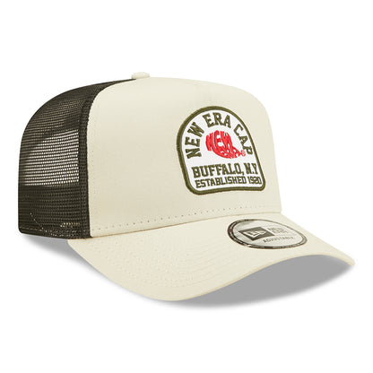 Gorra Trucker State Patch A-Frame de New Era - Piedra