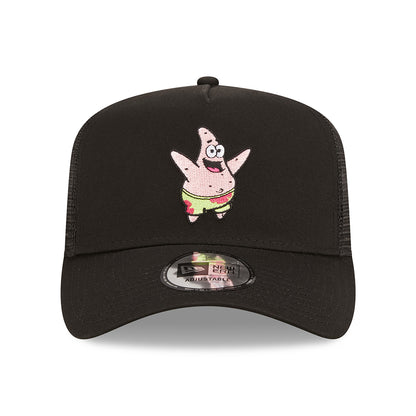 Gorra Trucker A-Frame Nickelodeon Patrick Star de New Era - Negro
