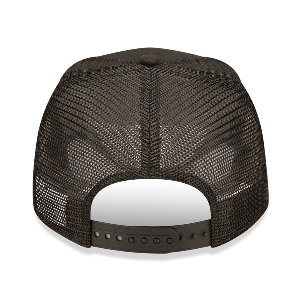 Gorra Trucker A-Frame USA State New York de New Era - Negro
