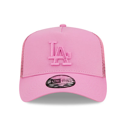 Gorra Trucker A-Frame MLB Tonal Mesh II L.A. Dodgers de New Era - Rosa