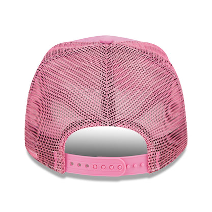 Gorra Trucker A-Frame MLB Tonal Mesh II L.A. Dodgers de New Era - Rosa