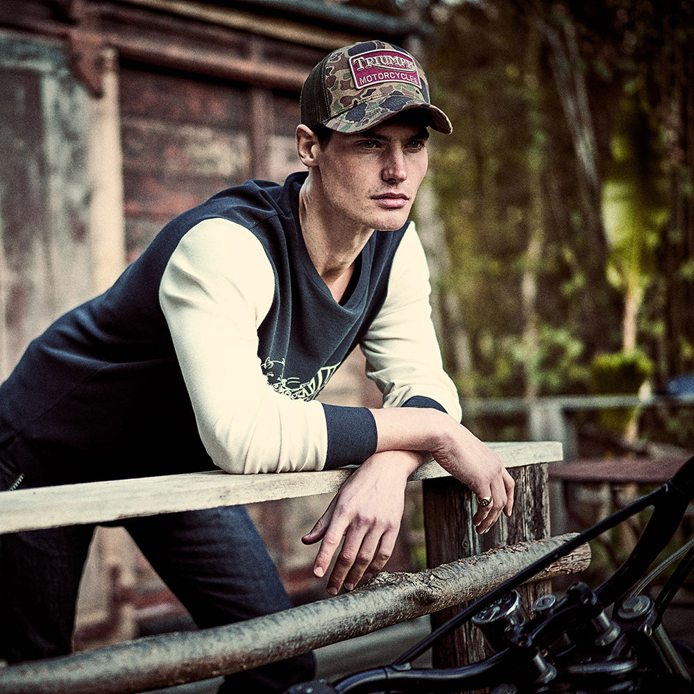 Gorra Trucker Hunter de Triumph Motorcycles - Camuflaje