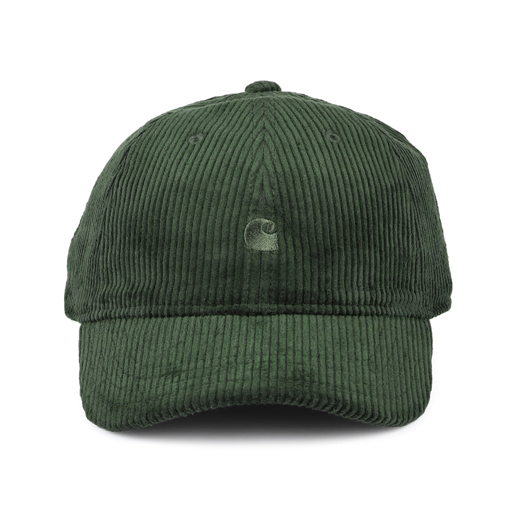 Gorra de béisbol Harlem de pana de Carhartt WIP - Verde Oliva