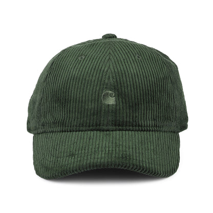 Gorra de béisbol Harlem de pana de Carhartt WIP - Verde Oliva