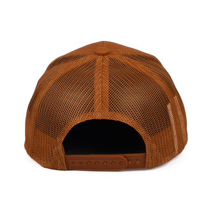 Gorra Trucker Rival Stamp NetPlus MP de Brixton - Ocre