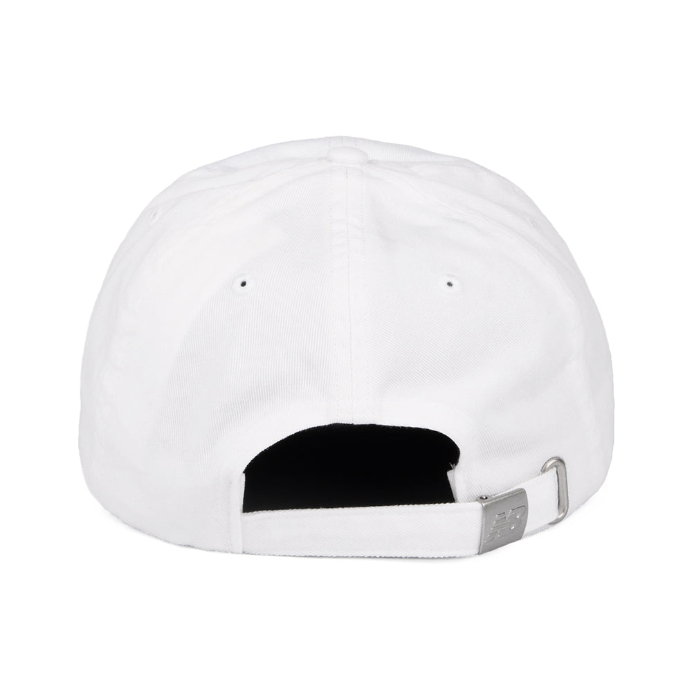 Gorra de béisbol NB Seasonal Classic de algodón lavado de New Balance - Blanco