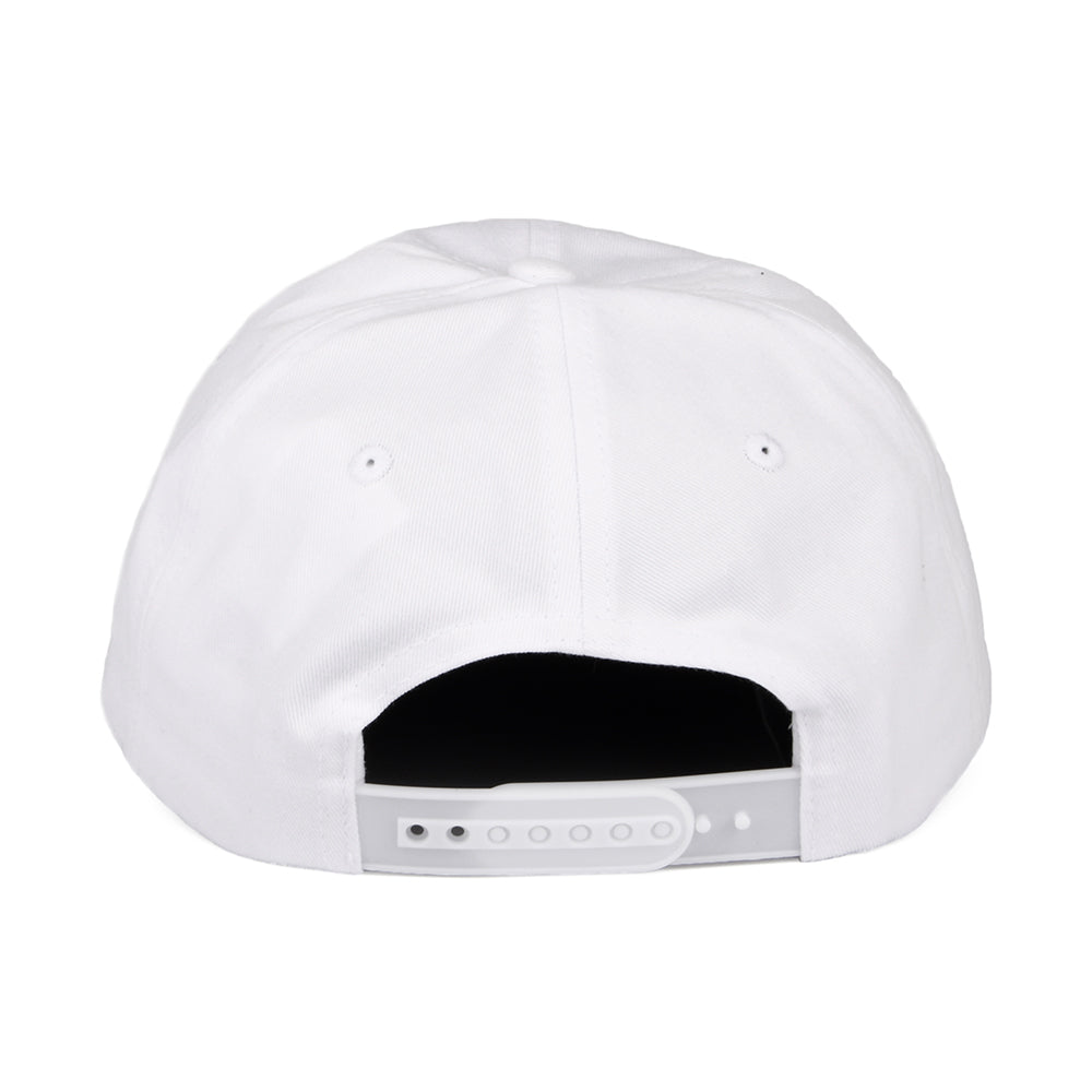 Gorra Snapback visera curvada de New Balance - Blanco-Azul