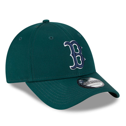 Gorra de béisbol 9FORTY MLB League Essential Boston Red Sox de New Era - Verde Oscuro-Azur Marino