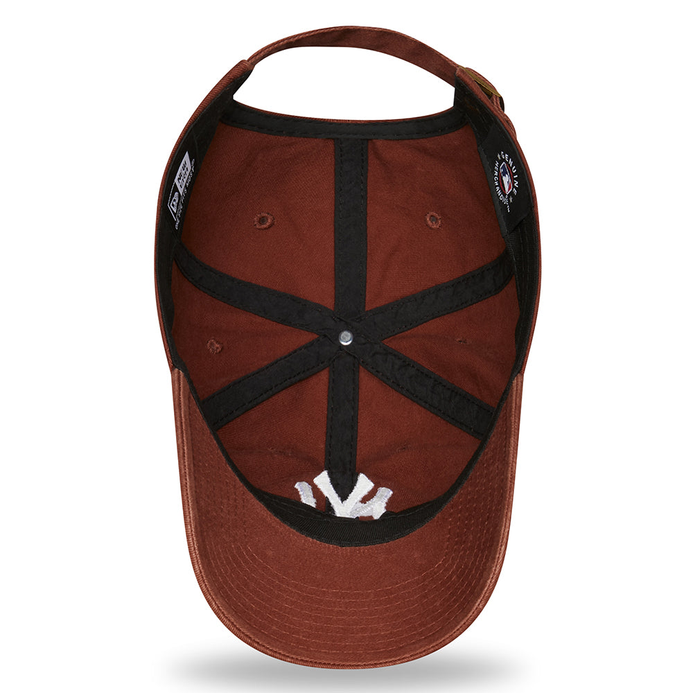 Gorra de béisbol 9TWENTY MLB League Casual de los New York Yankees de New Era - Corteza-Blanco
