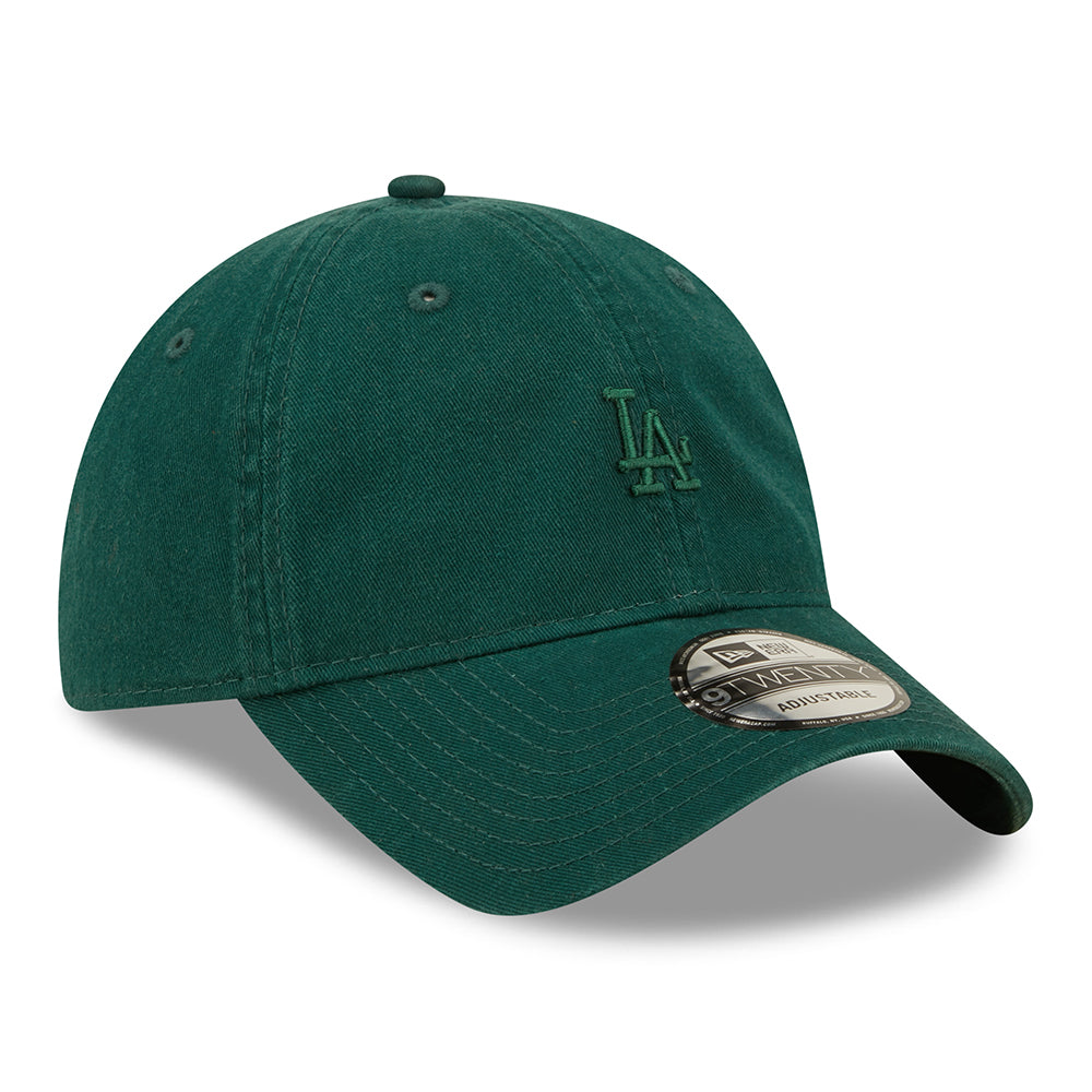 Gorra de béisbol 9TWENTY MLB Mini Logo L.A. Dodgers de New Era - Verde Oscuro