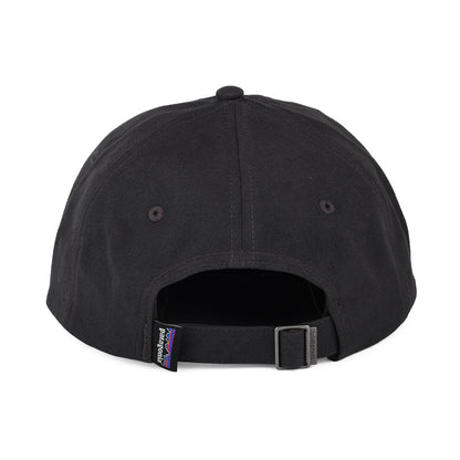 Gorra de béisbol Fitz Roy Icon Trad de algodón orgánico de Patagonia - Tinta Negro