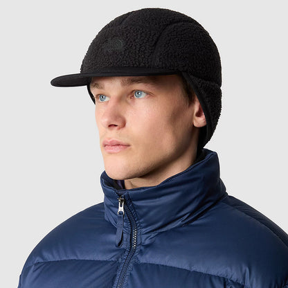Gorra 5 paneles Cragmont repelente al agua de forro polar con orejeras de The North Face - Negro