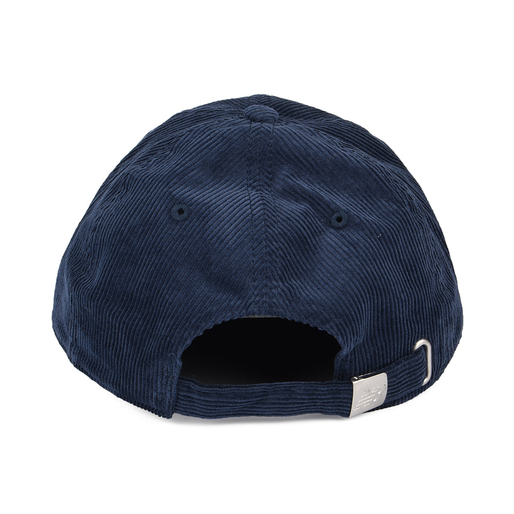 Gorra de béisbol efecto lavado de pana de New Balance - Azul Marino