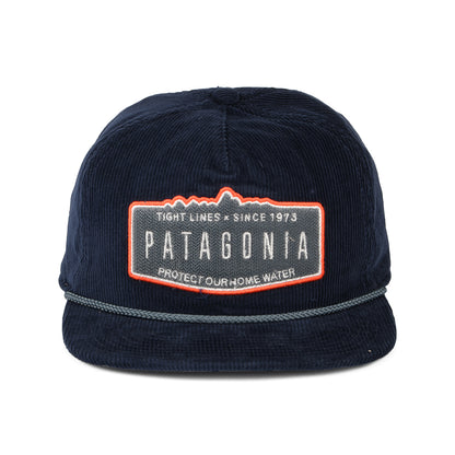 Gorra Snapback Ridgecrest Fly Catcher de pana de Patagonia - Azul Marino