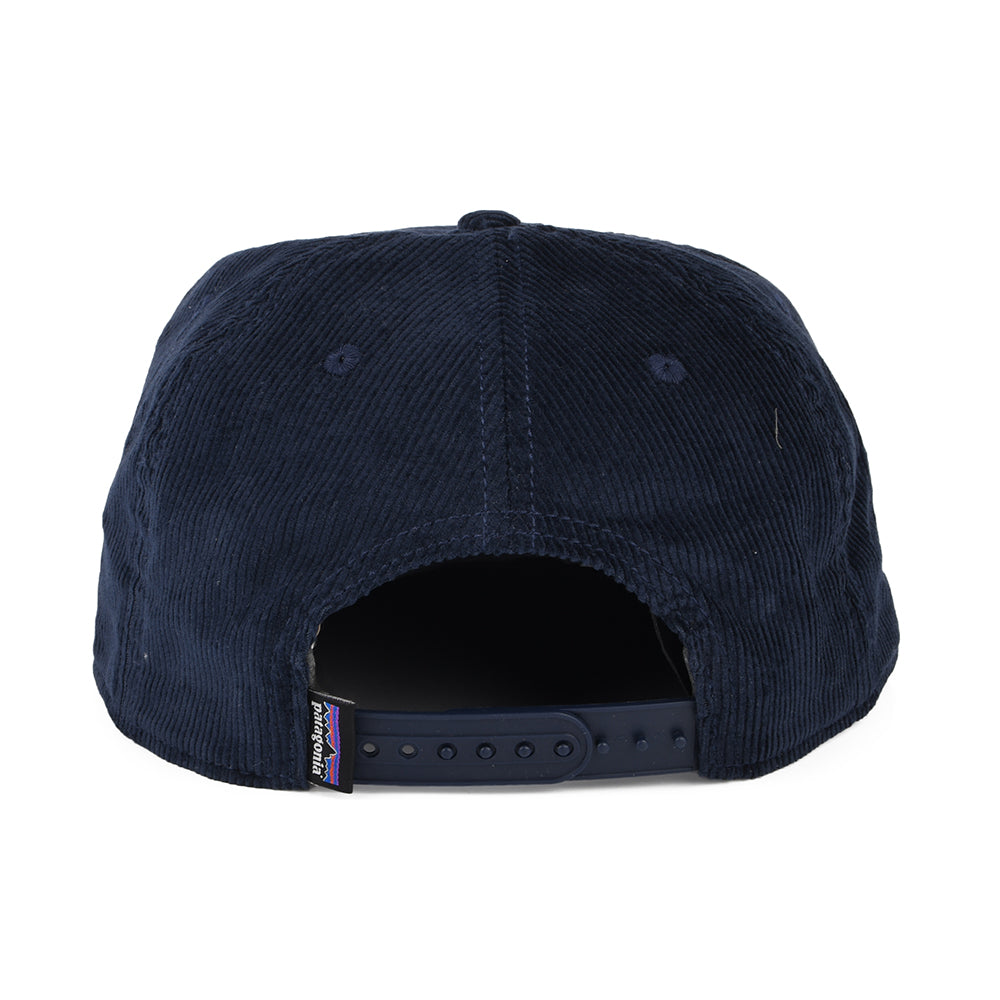 Gorra Snapback Ridgecrest Fly Catcher de pana de Patagonia - Azul Marino