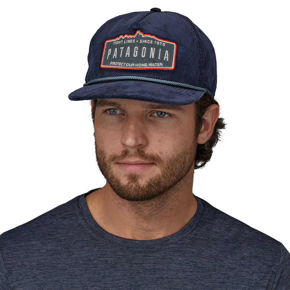 Gorra Snapback Ridgecrest Fly Catcher de pana de Patagonia - Azul Marino