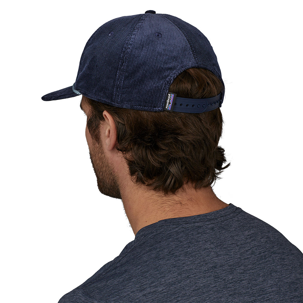 Gorra Snapback Ridgecrest Fly Catcher de pana de Patagonia - Azul Marino