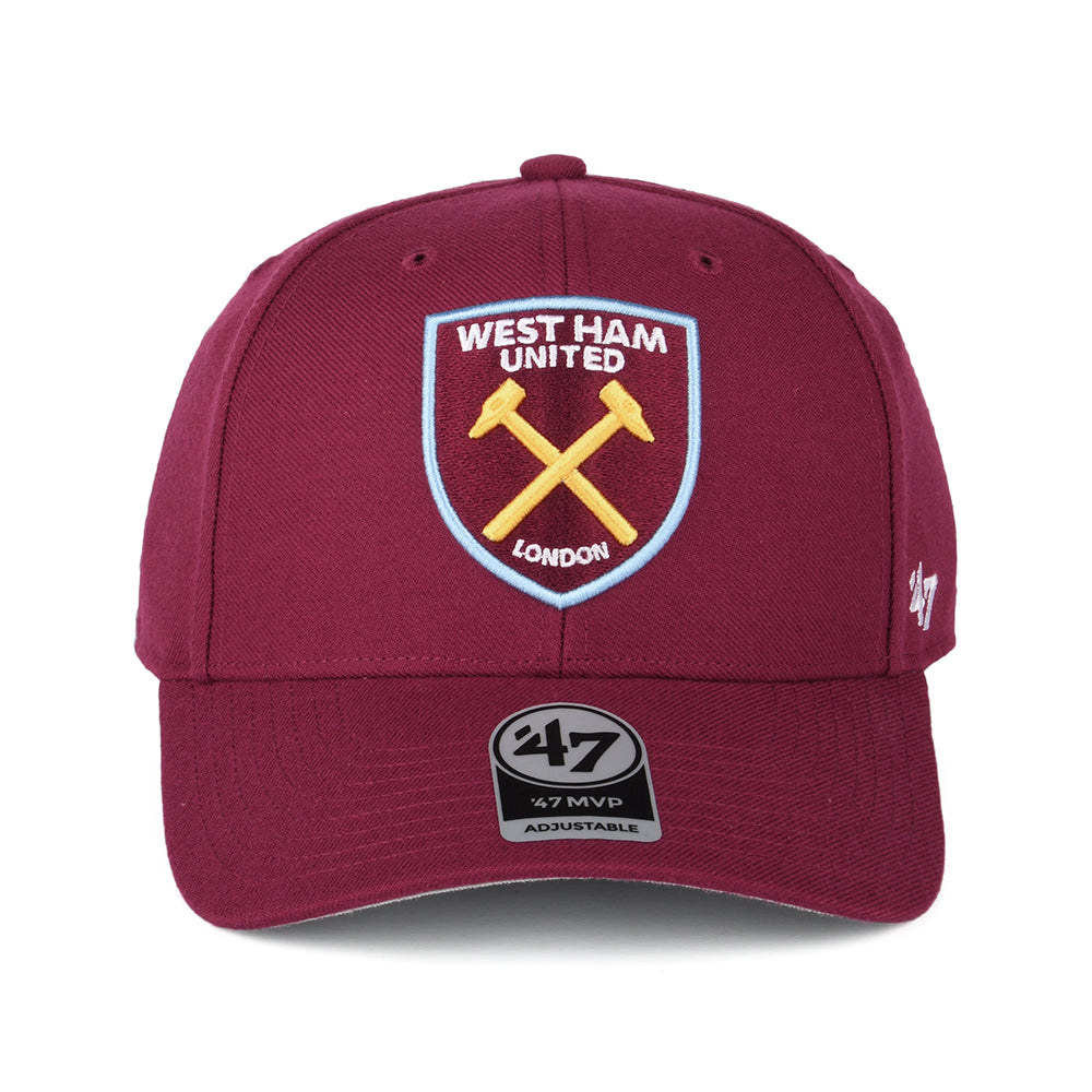 Gorra de béisbol MVP West Ham United FC de 47 Brand - Granate