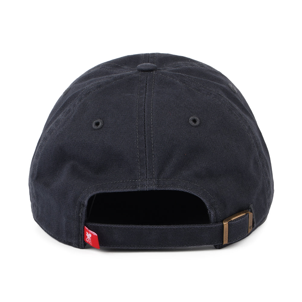 Gorra de béisbol Clean Up Liverpool FC de 47 Brand - Azul Marino Lavado