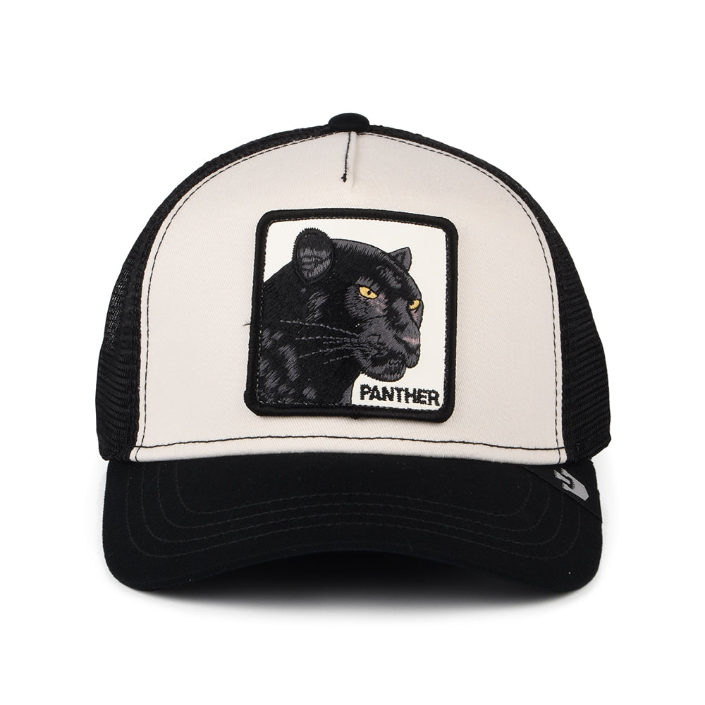 Gorra Trucker Black Panther de Goorin - Negro-Blanco