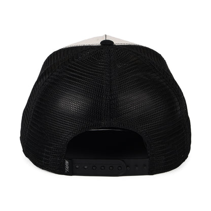 Gorra Trucker Black Panther de Goorin - Negro-Blanco