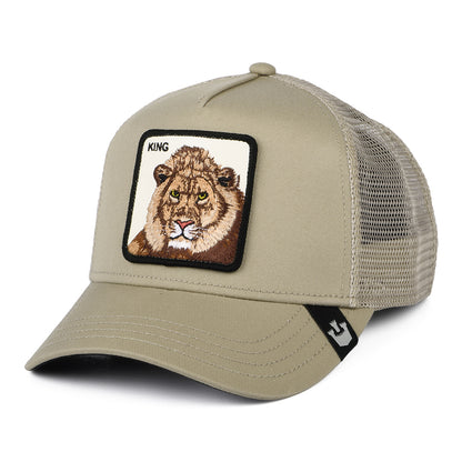 Gorra Trucker King Lion de Goorin - Kaki