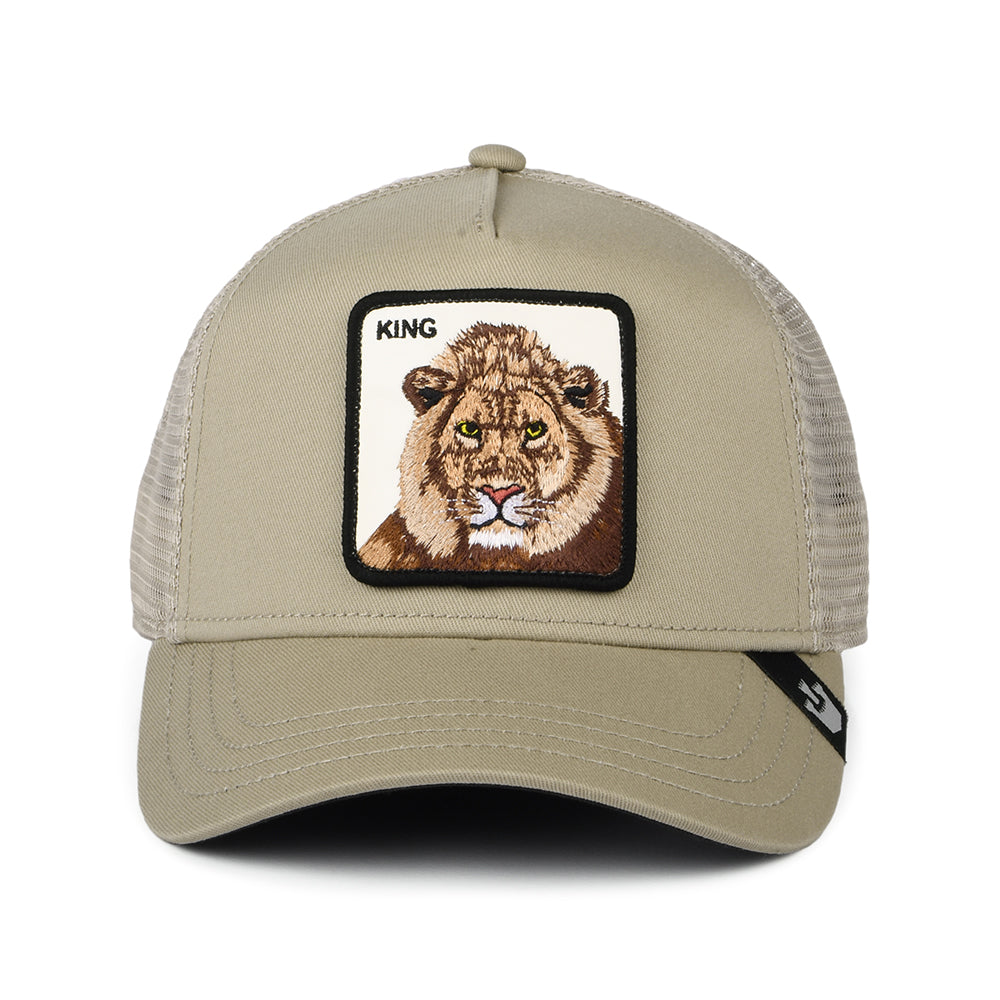Gorra Trucker King Lion de Goorin - Kaki