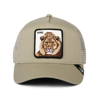 Gorra Trucker King Lion de Goorin - Kaki