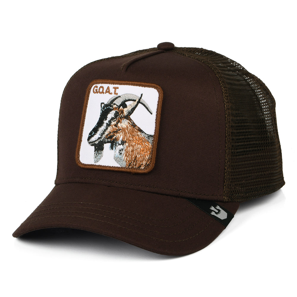 Gorra Trucker Goat de Goorin - Marrón