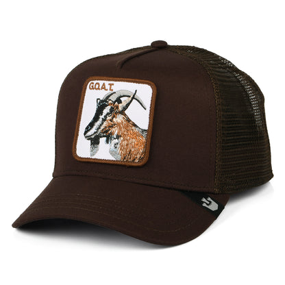 Gorra Trucker Goat de Goorin - Marrón