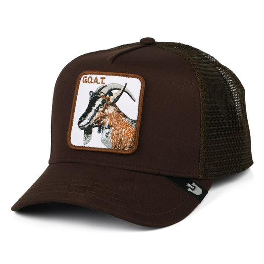 Gorra Trucker Goat de Goorin - Marrón