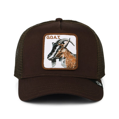 Gorra Trucker Goat de Goorin - Marrón