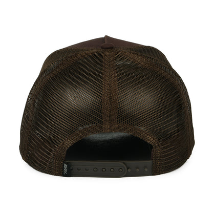 Gorra Trucker Goat de Goorin - Marrón