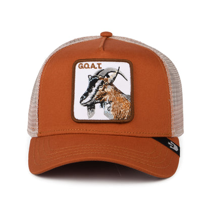 Gorra Trucker Goat de Goorin - Rojo Óxido