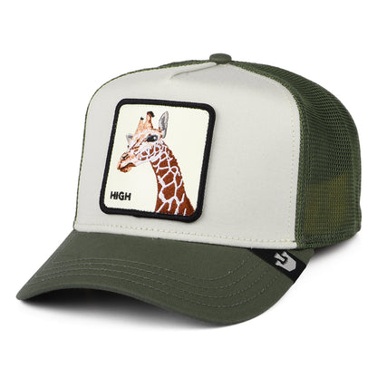 Gorra Trucker de Goorin - Oliva-Blanco