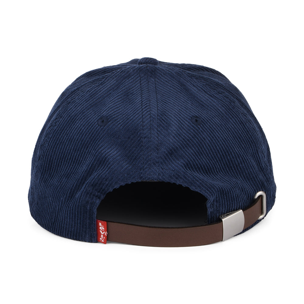 Gorra de béisbol Holiday de pana de Levi's - Azul Marino