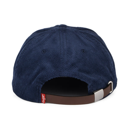 Gorra de béisbol Holiday de pana de Levi's - Azul Marino