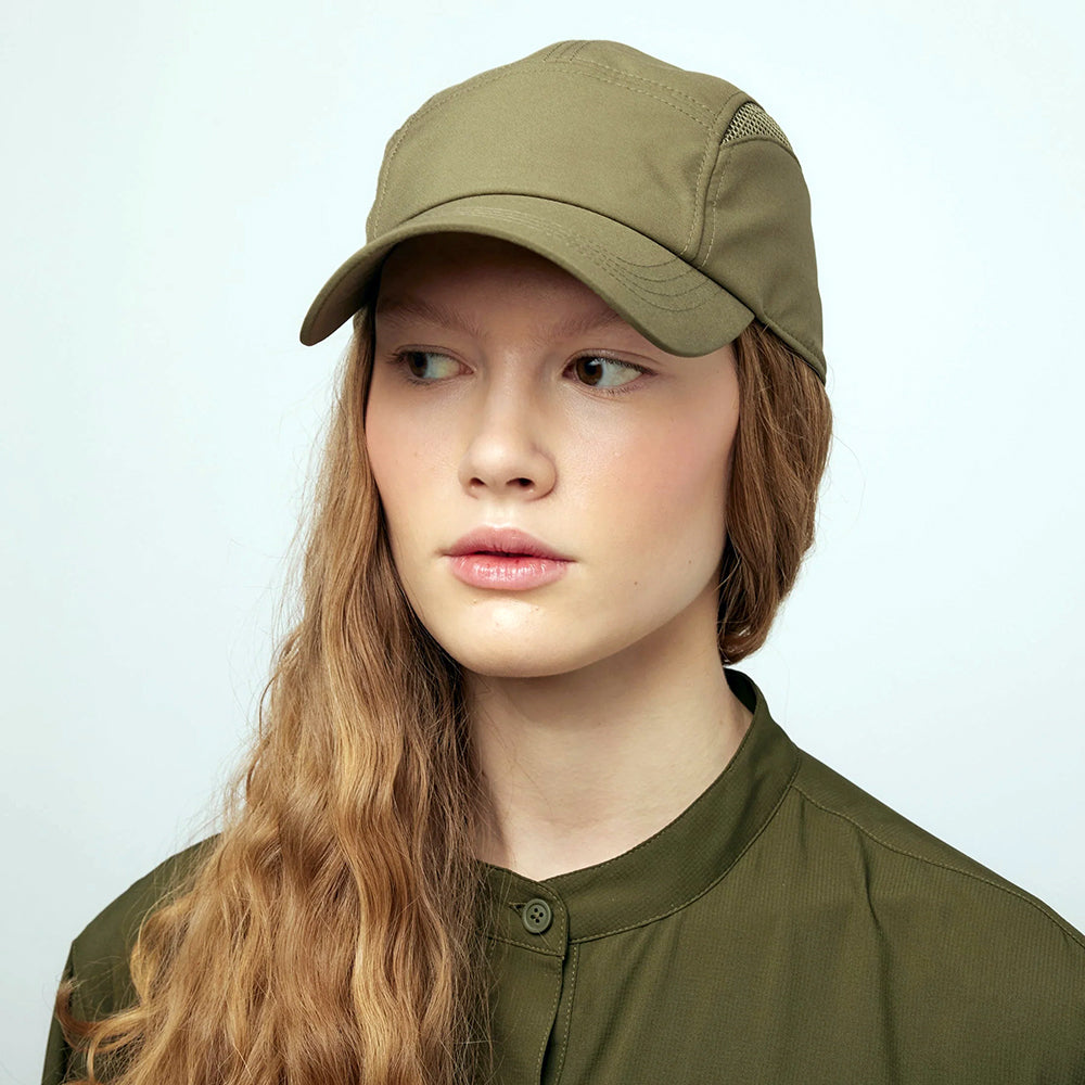 Gorra 5 paneles Airflo reciclado Reciclado de Tilley - Verde Oliva